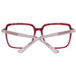 Burgundy Plastic Glasses (Frames)