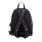 MCM Color Splash Visetos Black Green Purple Medium Mixed Leather Backpack Bookbag