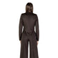 Brown Polyester Blazer