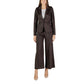 Brown Polyester Blazer