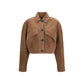 Brown Calf Leather Bos Taurus Leather Jacket