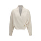 Beige Cashmere Cardigan
