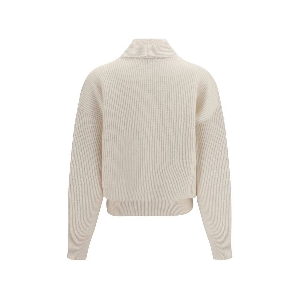 Beige Cashmere Cardigan