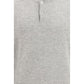 Gray Cashmere Polo Shirt
