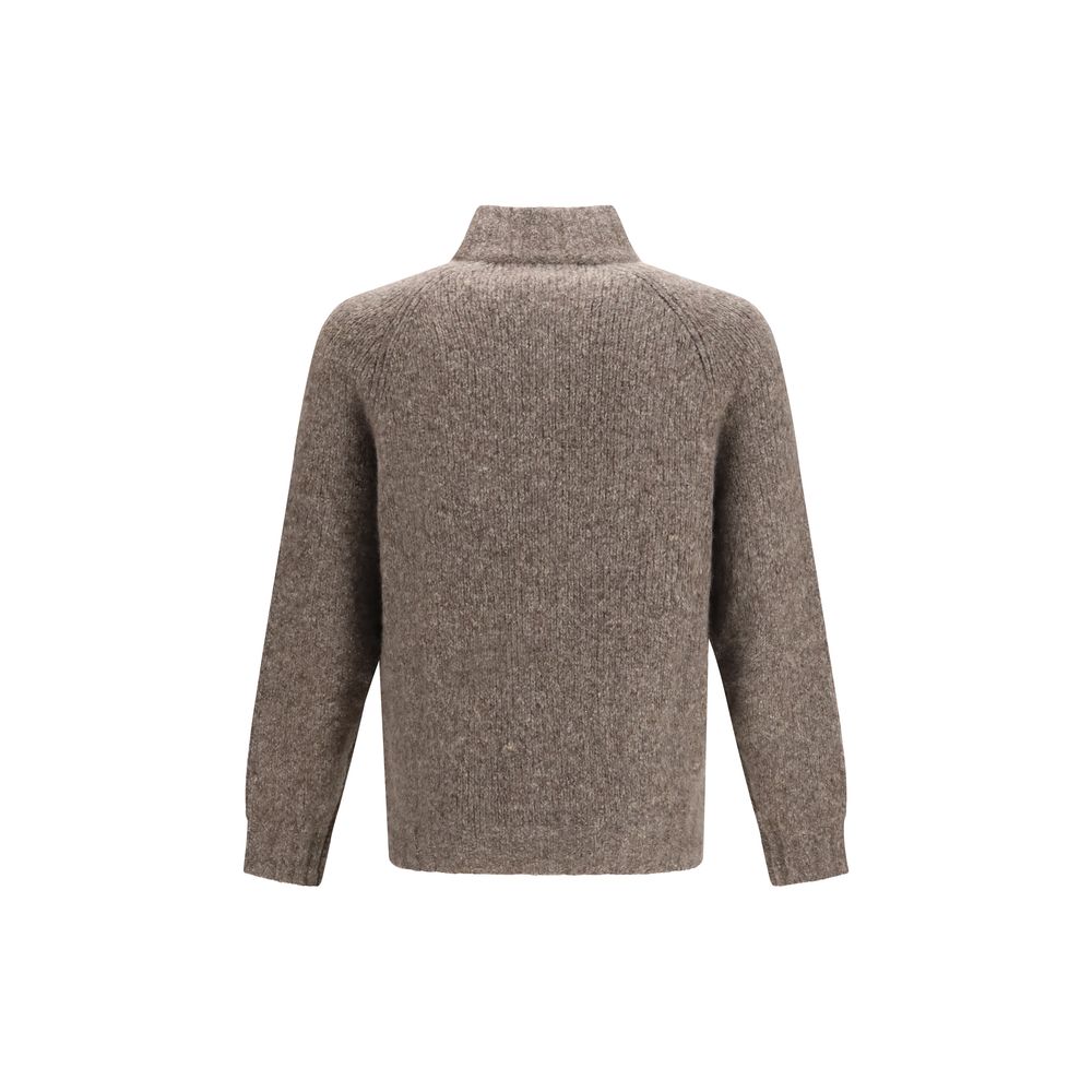 Beige Cashmere Cardigan