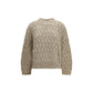 Beige Mohair Sweatshirt