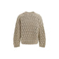 Beige Mohair Sweatshirt