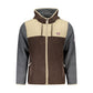 Brown Polyester Men's Jacket