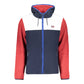 Blue Polyester Men's Jacket