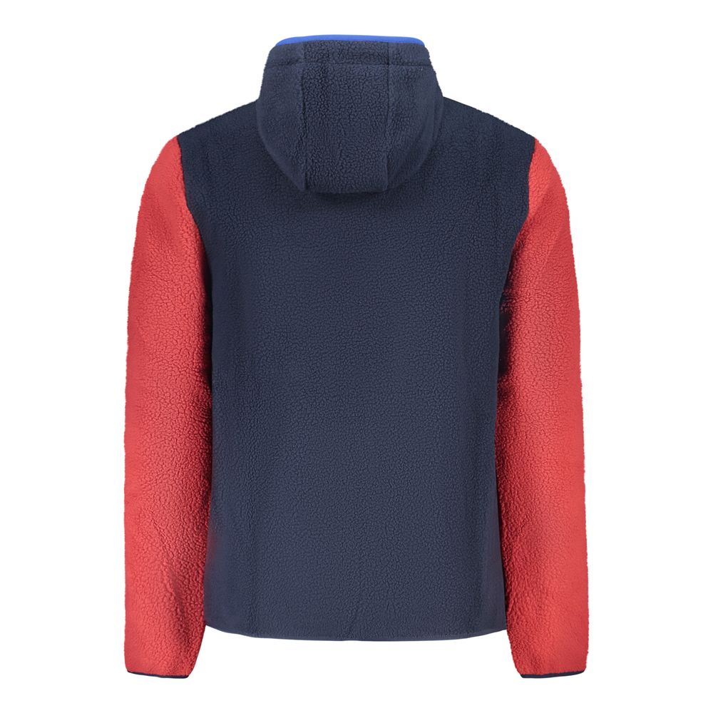 Blue Polyester Men's Jacket