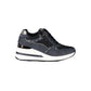 Blue Polyurethane Women's Sneaker