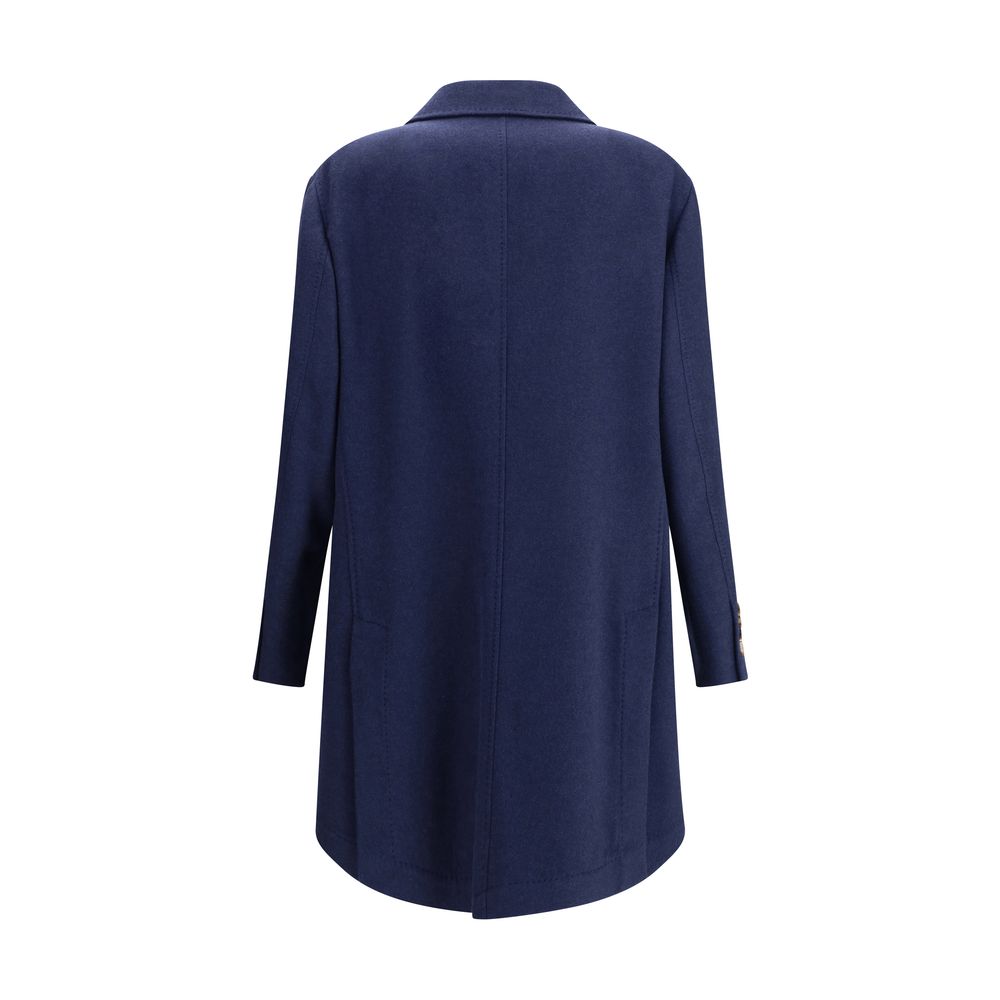 Blue Cashmere Coat