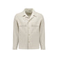 Beige Virgin Wool Shell Jacket
