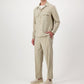 Beige Virgin Wool Shell Jacket