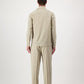 Beige Virgin Wool Shell Jacket