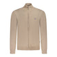 Brown Polyester Men's Cardigan