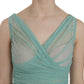 Elegant Mesh V-Neck Sleeveless Blouse