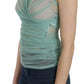 Elegant Mesh V-Neck Sleeveless Blouse