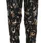 Elegant High Waist Tapered Silk Pants