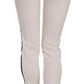 Elegant Side Stripe Cropped Wool Trousers