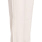 Elegant Off-White Straight-Cut Trousers