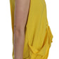 Elegant Yellow Sleeveless Cotton Vest