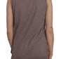 Chic Sleeveless Cotton Cardigan Top