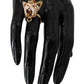 Glamorous Gold Dog Head Statement Ring