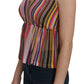 Chic Sleeveless Deep Neck Backless Top
