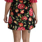 Elegant Floral Lace A-Line Mini Dress