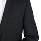 Elegant Blue Patterned Martini Formal Blazer