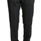 Elegant Striped Wool-Silk Two-Piece Suit