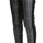 Elegant Silver Patterned Men's Suit