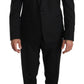 Elegant Black Slim Fit Martini Suit Set