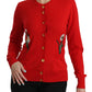 Enchanting Sequined Floral Wool Cardigan
