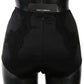 Elegant Silk Blend Black Underwear
