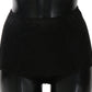 Elegant Silk Blend Black Underwear