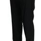 Refined Black Dress Pants – Wool Silk Blend