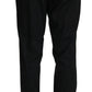 Refined Black Dress Pants – Wool Silk Blend