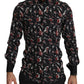 Black Musical Instrument Slim fit Shirt