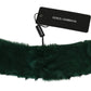 Luxurious Green Lambskin Scarf for Women