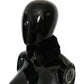 Elegant Black Mink Fur Scarf