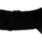 Elegant Black Mink Fur Scarf