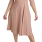 Elegant Light Pink A-Line Knee Length Dress