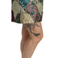 Vibrant Floral Jacquard Designer Skirt