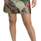 Vibrant Floral Jacquard Designer Skirt