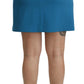 Embellished Blue High Waist Skirt