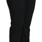 Chic Slim Fit Mid Waist Cropped Pants