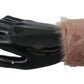 Elegant Beige Fur Cuff Bracelet