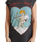 Elegant Gray Cotton Sleeveless Blouse
